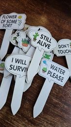 Nikki's Nook Plant Labels-Plastic