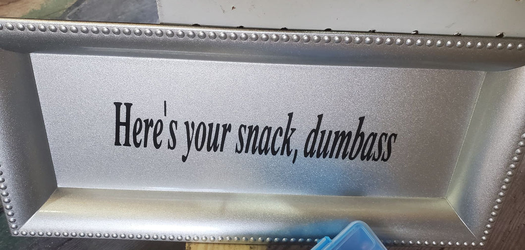 Nikki's Nook Witty Snack Tray