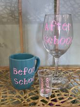 Load image into Gallery viewer, Nikki&#39;s Nook 3 pc coffee, wine, shot set
